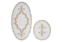 L'Essentiel Maison Badematten-Set 2-tlg. Creme Polyester Rutschfest Bild 2