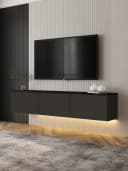 DEMA Home TV-Schrank Neon TV-Möbel mit LED Bild 2