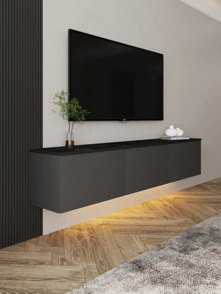 DEMA Home TV-Schrank Neon TV-Möbel mit LED - Bild 3