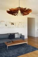 Opviq Kronleuchter Gänseblümchen Design Walnuss MDF Bild 3