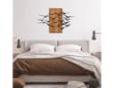 Wallity Wanddekoobjekt 100% Metall Schwarz Walnuss Bild 1