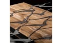 Wallity Wanddekoobjekt 100% Metall Schwarz Walnuss Bild 5