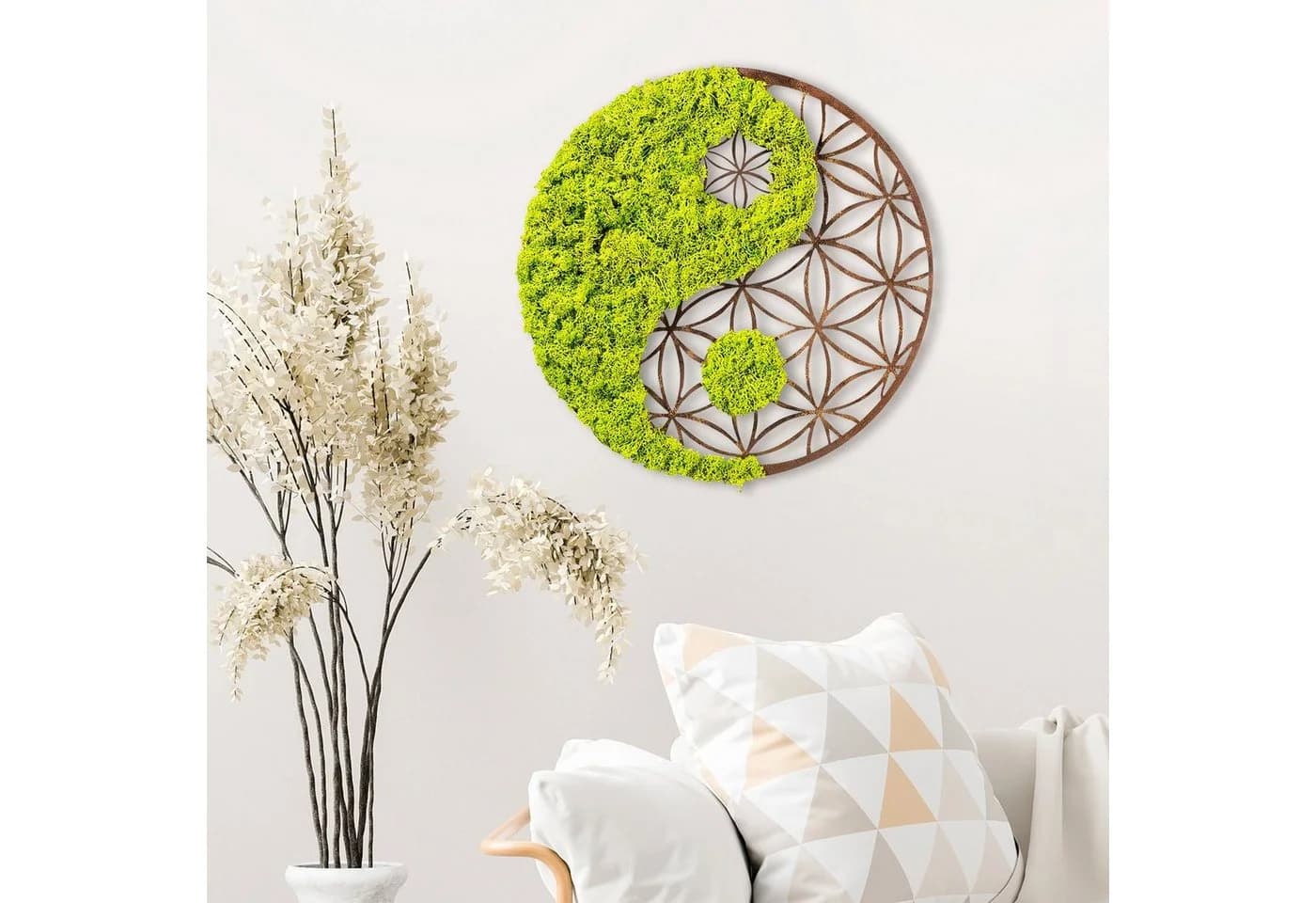 Wallity Wanddekoobjekt 100% MDF / MOSS 44 x 1 x 44 cm R1106 - Bild 3