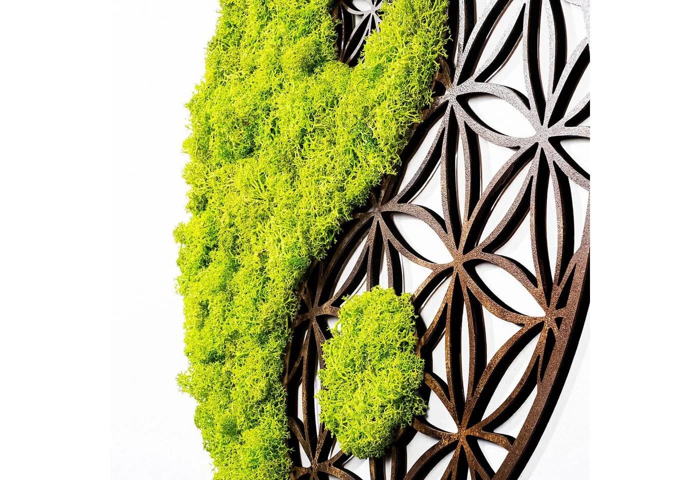Wallity Wanddekoobjekt 100% MDF / MOSS 44 x 1 x 44 cm R1106 - Bild 4