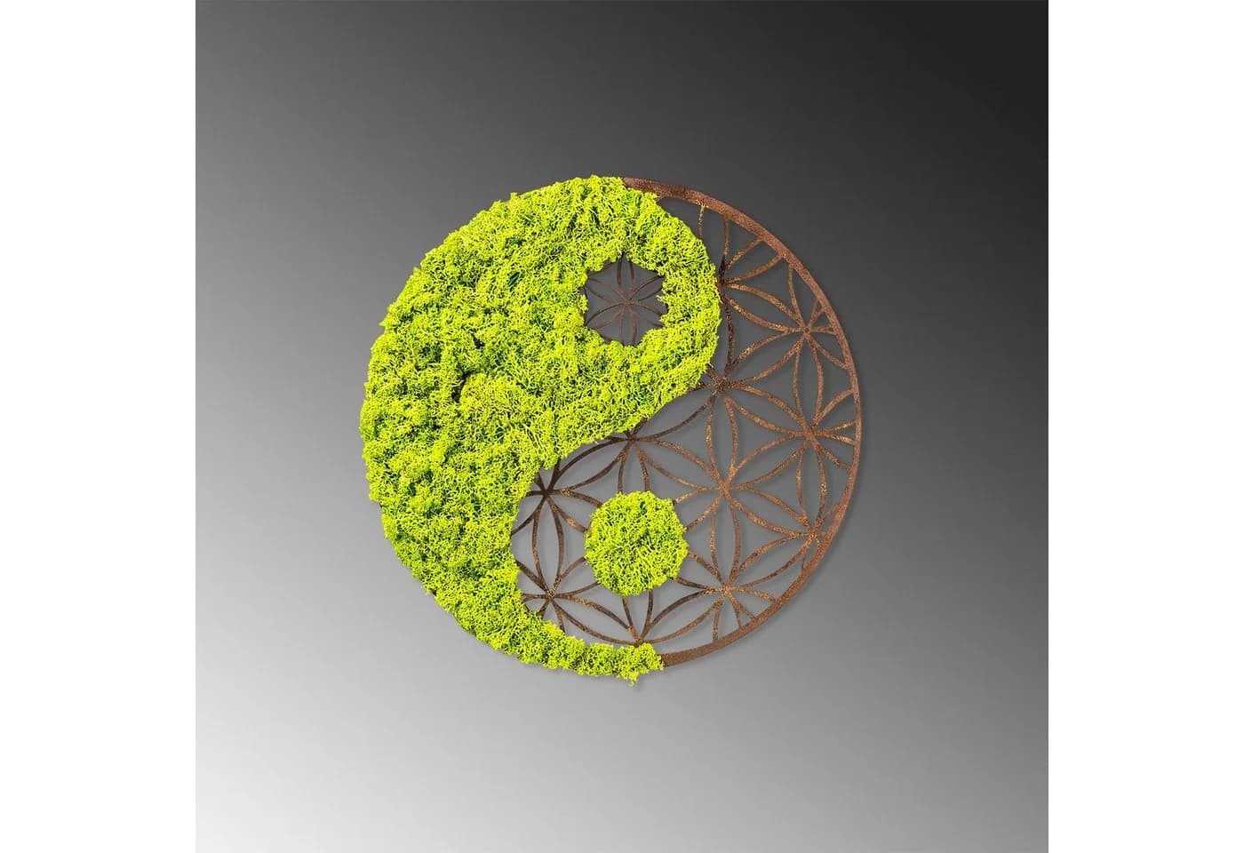 Wallity Wanddekoobjekt 100% MDF / MOSS 44 x 1 x 44 cm R1106 - Bild 5