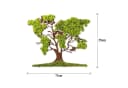 Wallity Wanddekoobjekt 100% MDF MOSS Grün Braun Bild 5