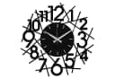 Wallity Wanduhr 100% Metall Schwarz Bild 5