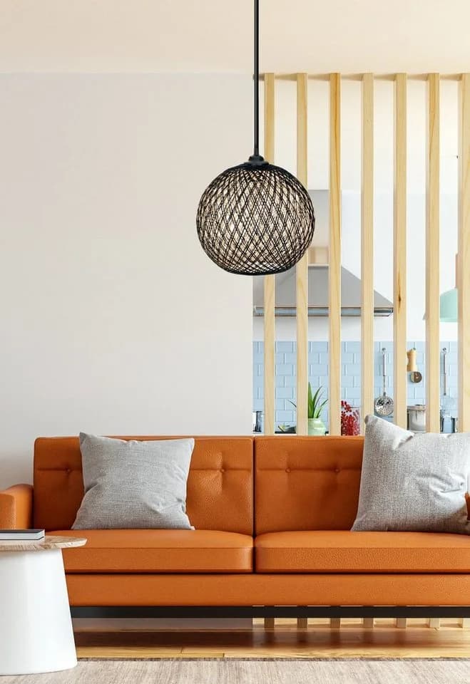 Opviq Jute Kronleuchter Handmade 55 cm