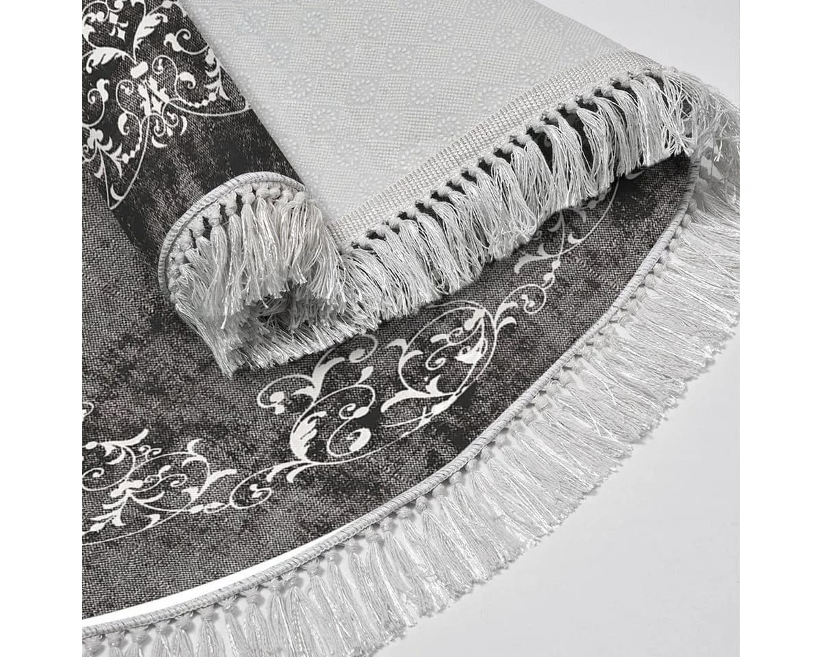 L'Essentiel Maison Badematten-Set Grau 100% Polyester Rutschfest - Bild 4