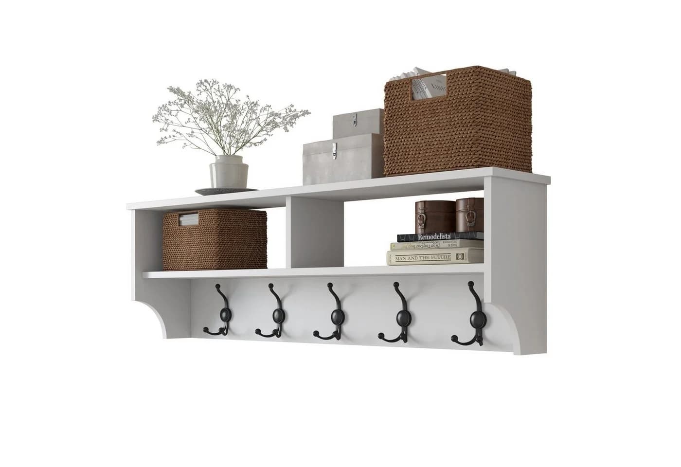 Skye Decor Garderobenständer Weiß Melaminbeschichtet Modern - Bild 2