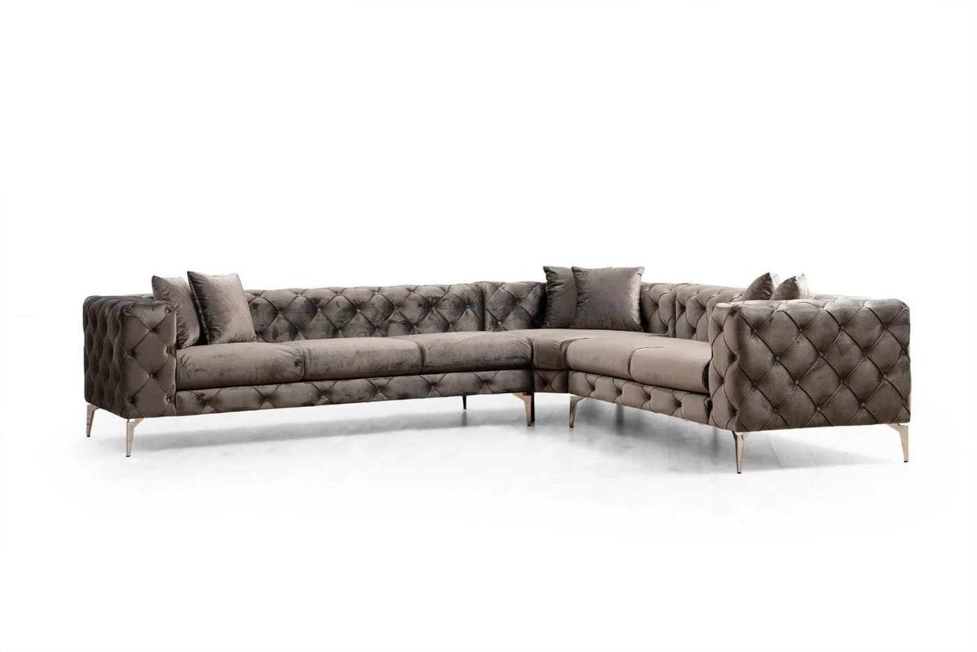 Myhomelando Ecksofa Como XXL L-Form grau - Bild 5
