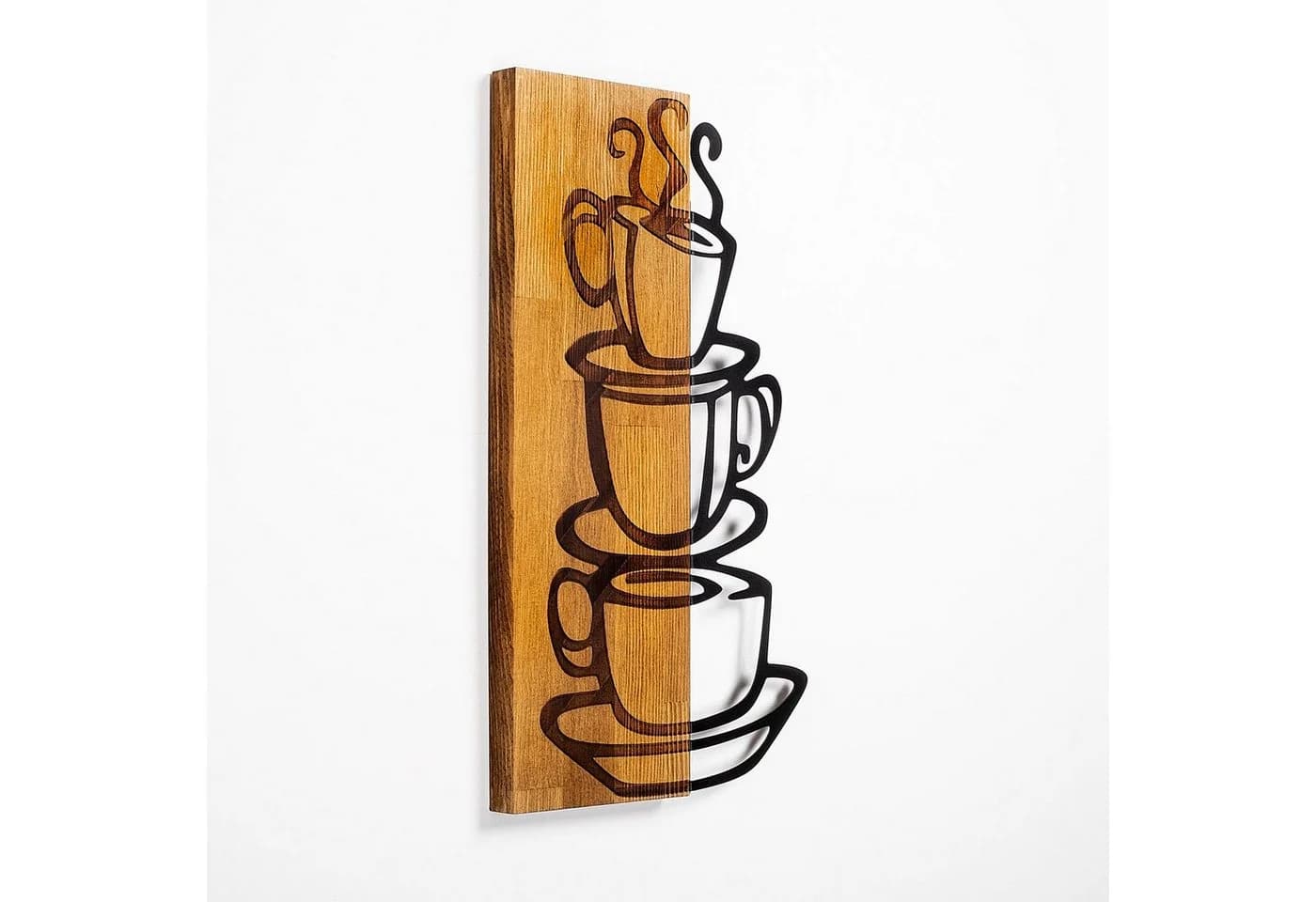 Wallity Wanddekoobjekt 50% Holz Metall 34x58cm - Bild 2