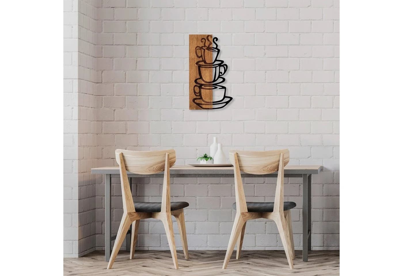 Wallity Wanddekoobjekt 50% Holz Metall 34x58cm - Bild 3