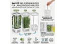 Vip Ahmet Frischhaltedosen 3-tlg. 1,7L BPA-frei Kunststoff transparent Bild 1
