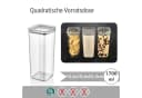 Vip Ahmet Vorratsdose 12-tlg. 1,7L BPA-frei Kunststoff mit Vakuumdeckel Weiß Bild 3