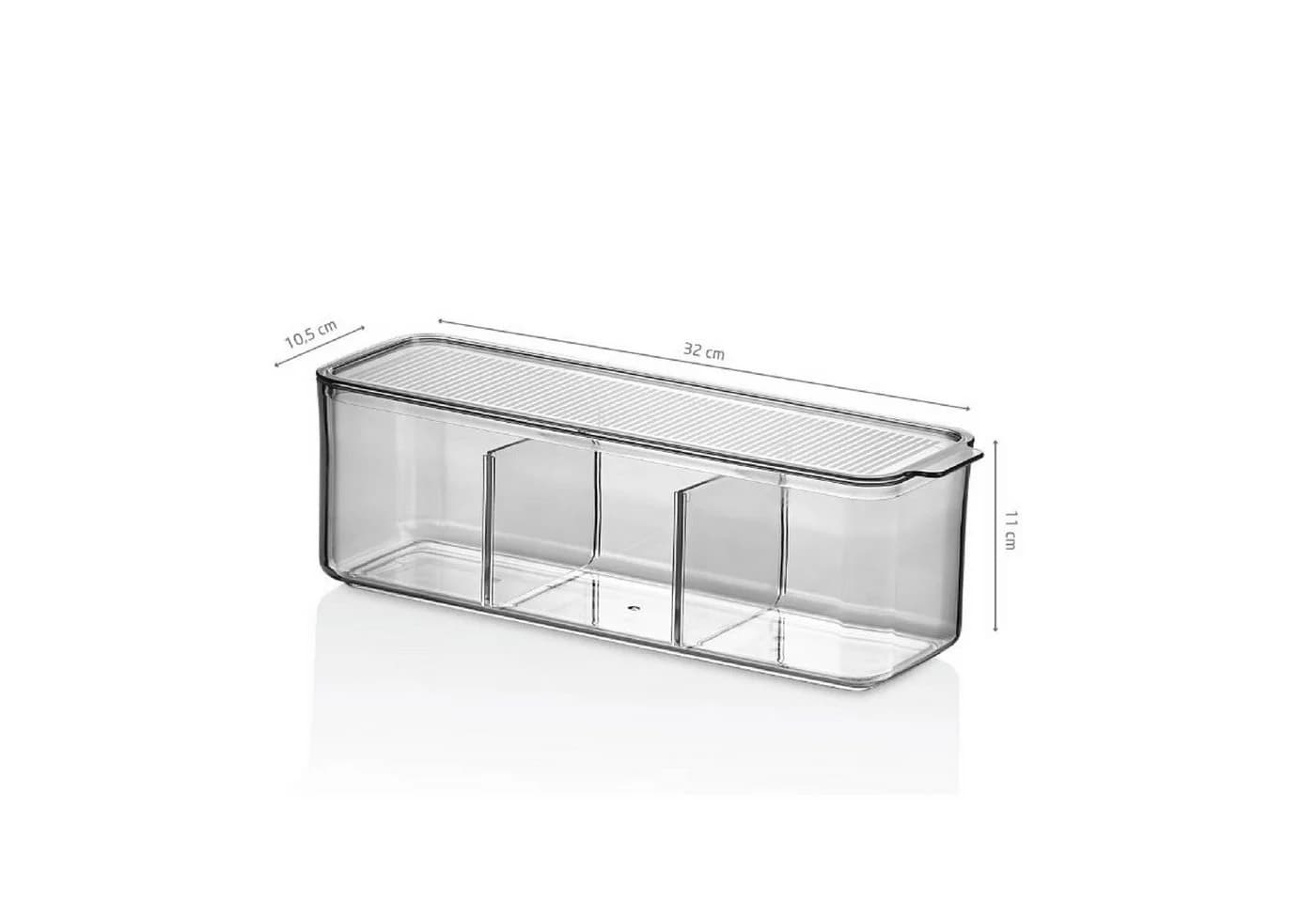 Vip Ahmet Küchenorganizer-Set 2x2,5L Grau BPA-frei - Bild 3