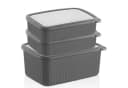 Vip Ahmet Vorratsdose 3er Set Grau Luftdicht BPA-frei Bild 2