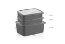 Vip Ahmet Vorratsdose 3er Set Grau Luftdicht BPA-frei Bild 4