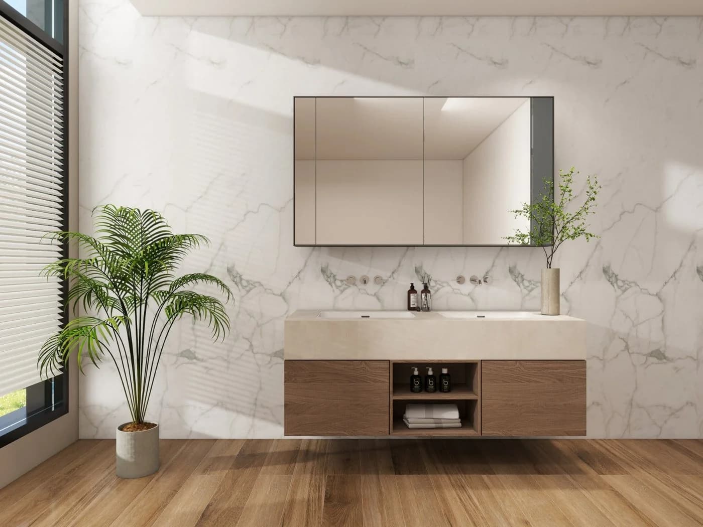 IZODEKOR SPC Wandpaneel Betonoptik Dunkelgrau 60x120cm - Bild 5