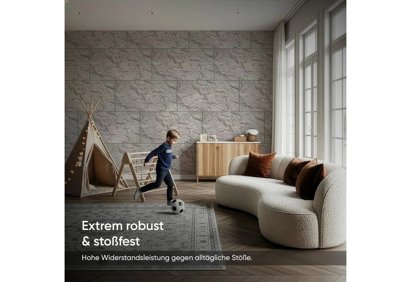 IZODEKOR 3D Wandpaneel PU Steinpaneele 60x120cm - Bild 3