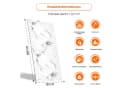IZODEKOR 3D Wandpaneel Carrara Nova Marmor-Optik 260 cm Höhe Bild 1