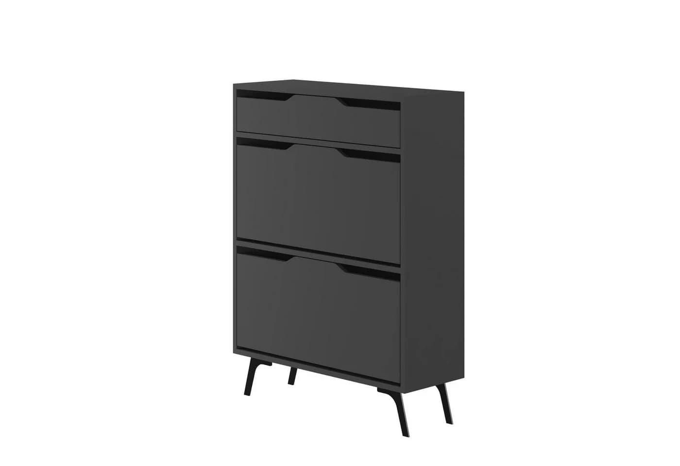 Decortie Schuhschrank Asta Anthrazit