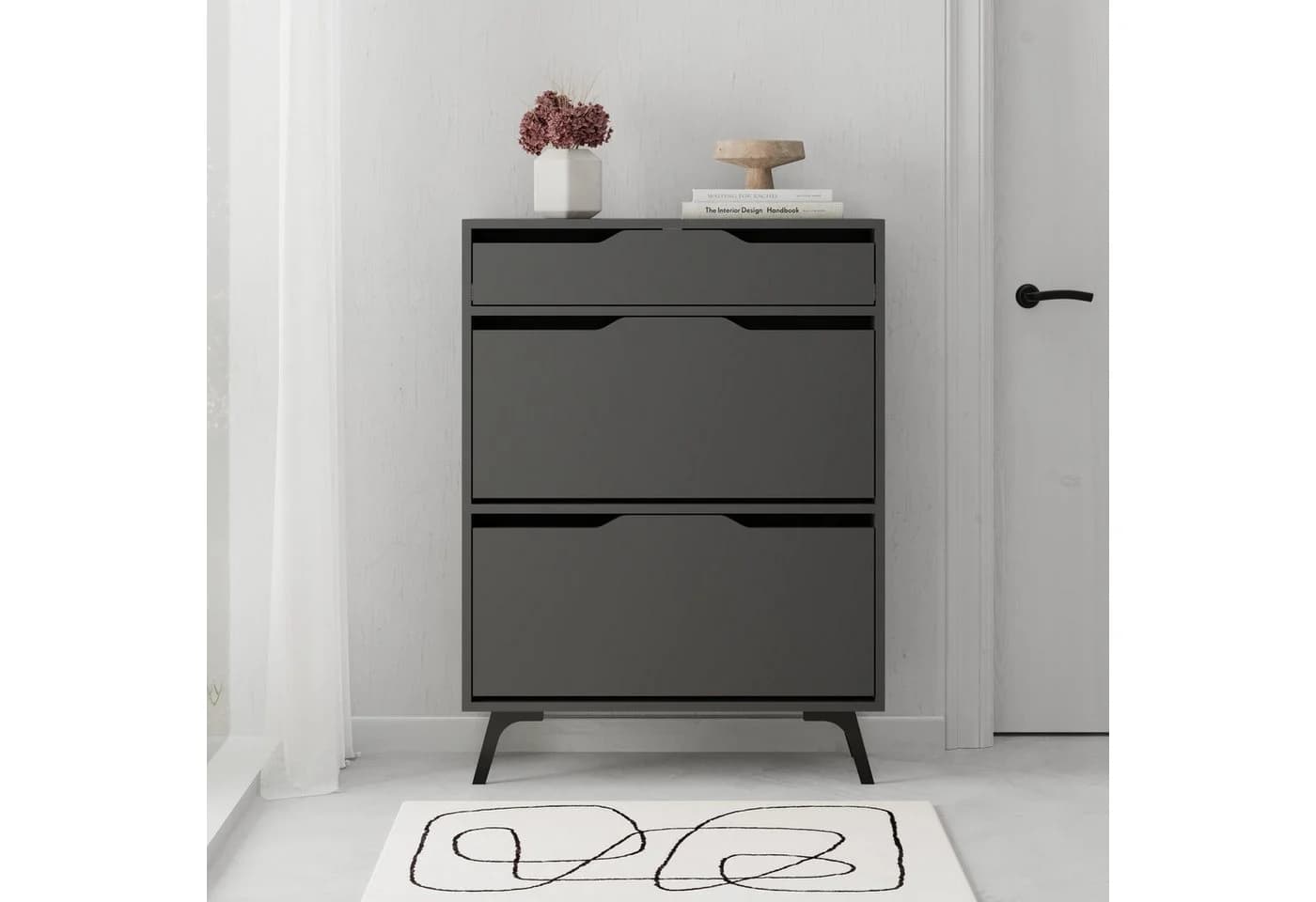 Decortie Schuhschrank Asta Anthrazit - Bild 2