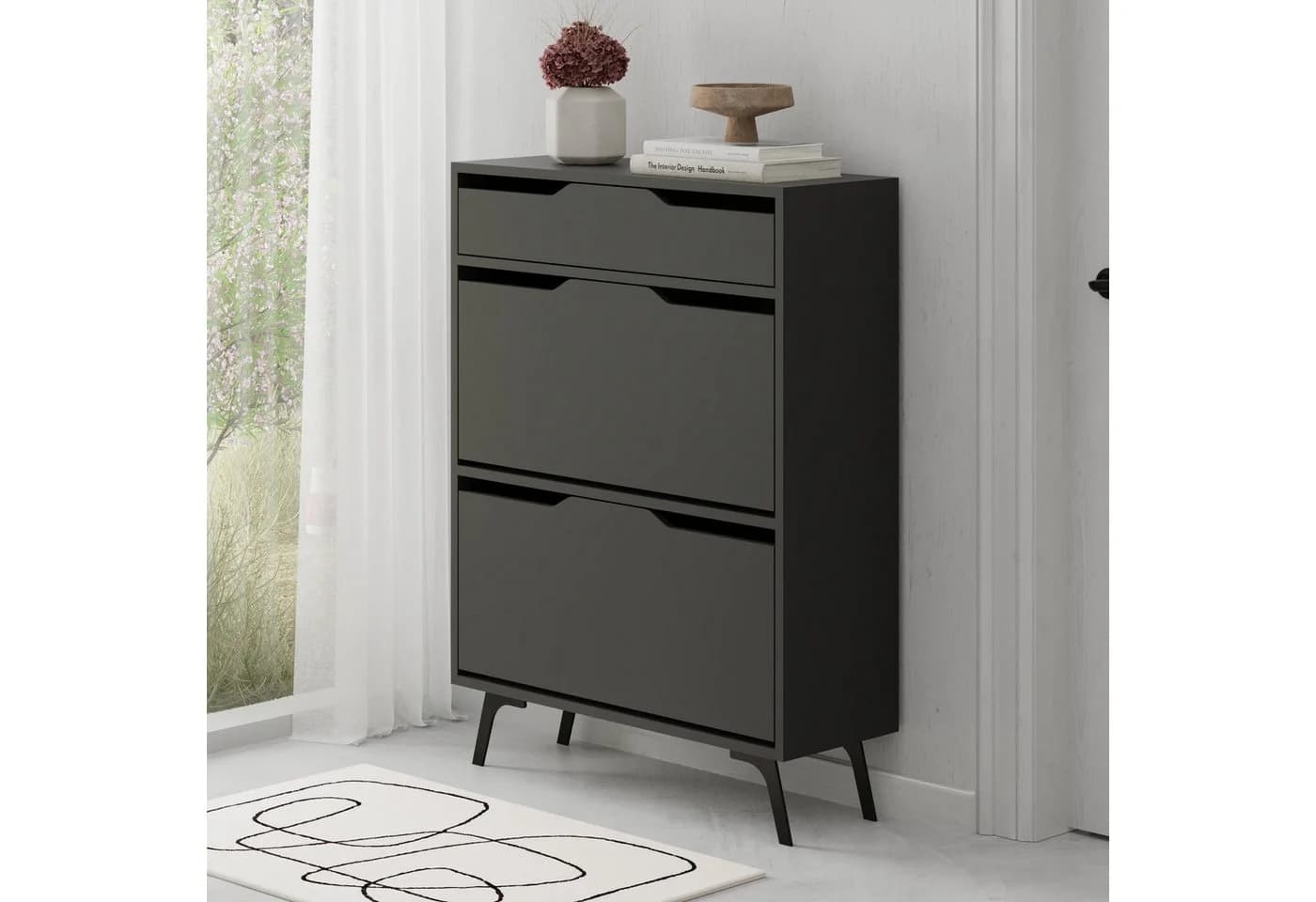 Decortie Schuhschrank Asta Anthrazit - Bild 3
