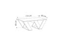 Decortie Couchtisch Pipra Modern Beige Bild 4