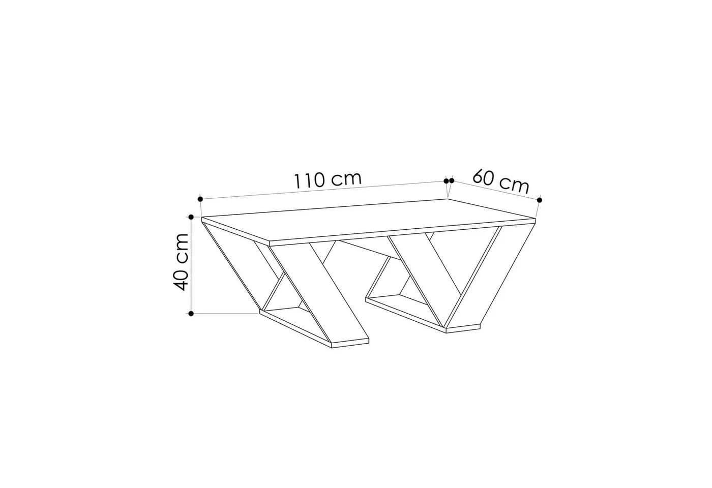 Decortie Couchtisch Pipra Modern Beige - Bild 4