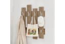 Decortie Wandgarderobe Wave Natürliche Eiche 8 Haken Bild 1