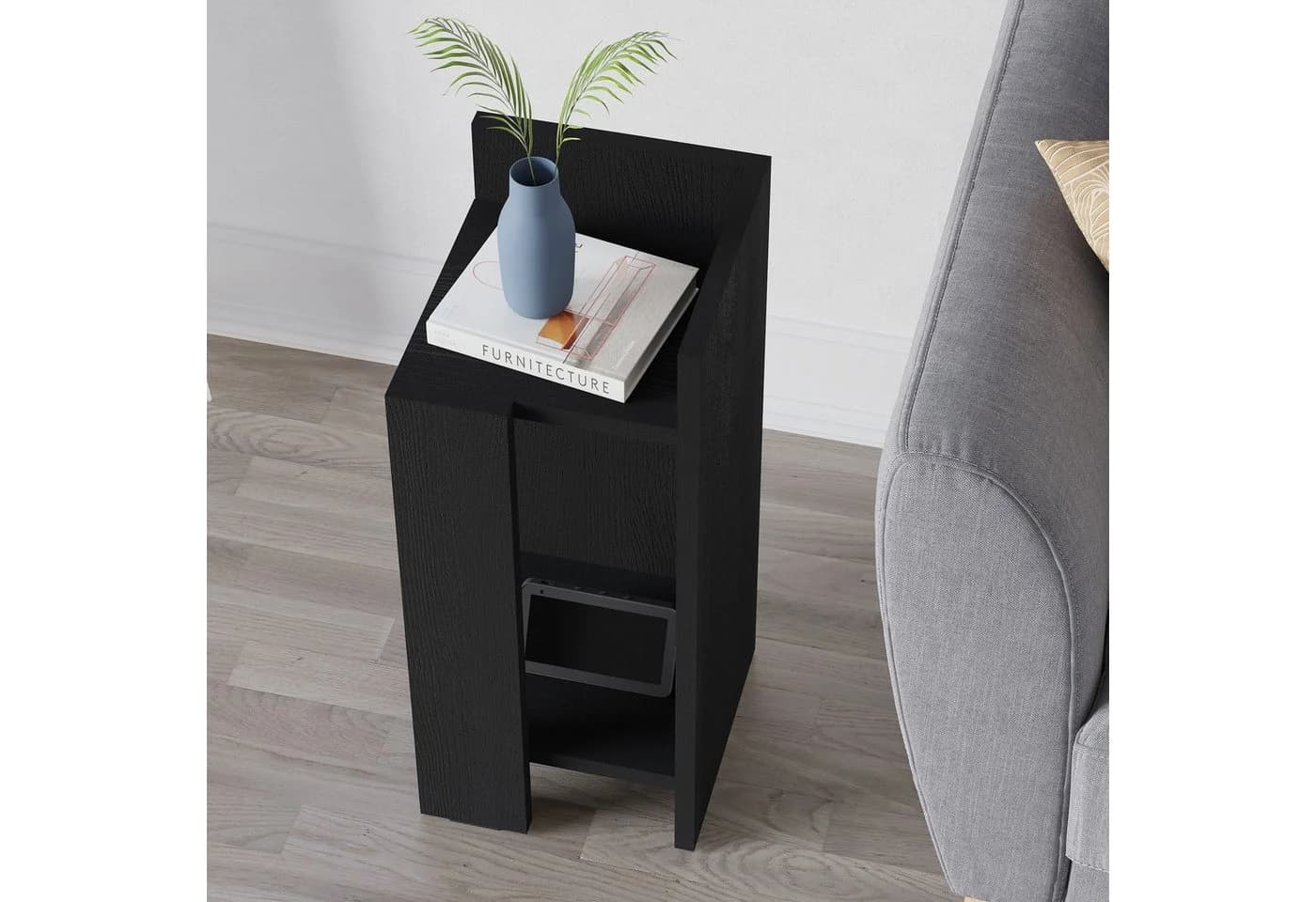 Decortie Nachttisch Elos Modern Schwarzesholz - Bild 4