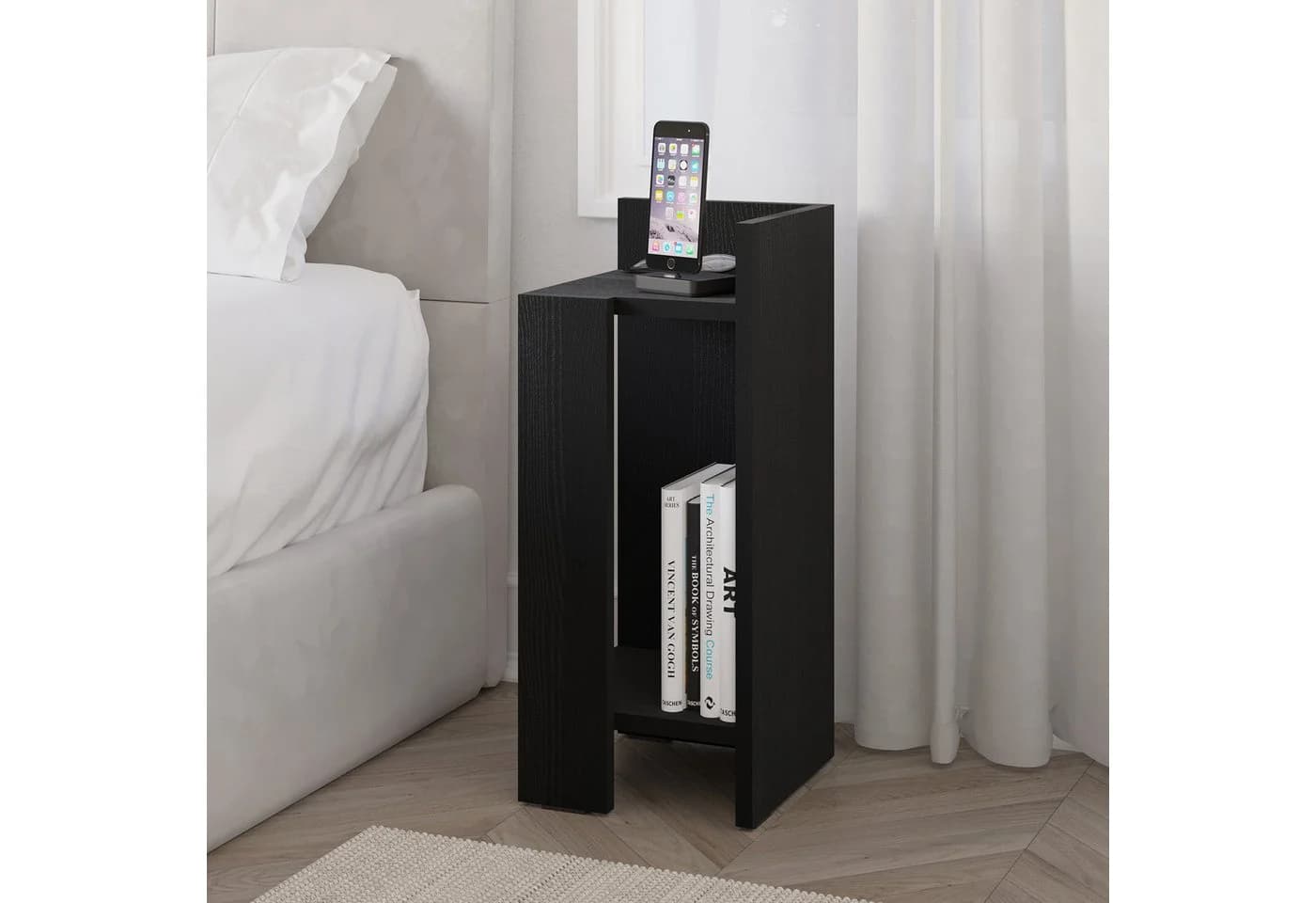 Decortie Nachttisch Elos Modern Schwarzesholz - Bild 5