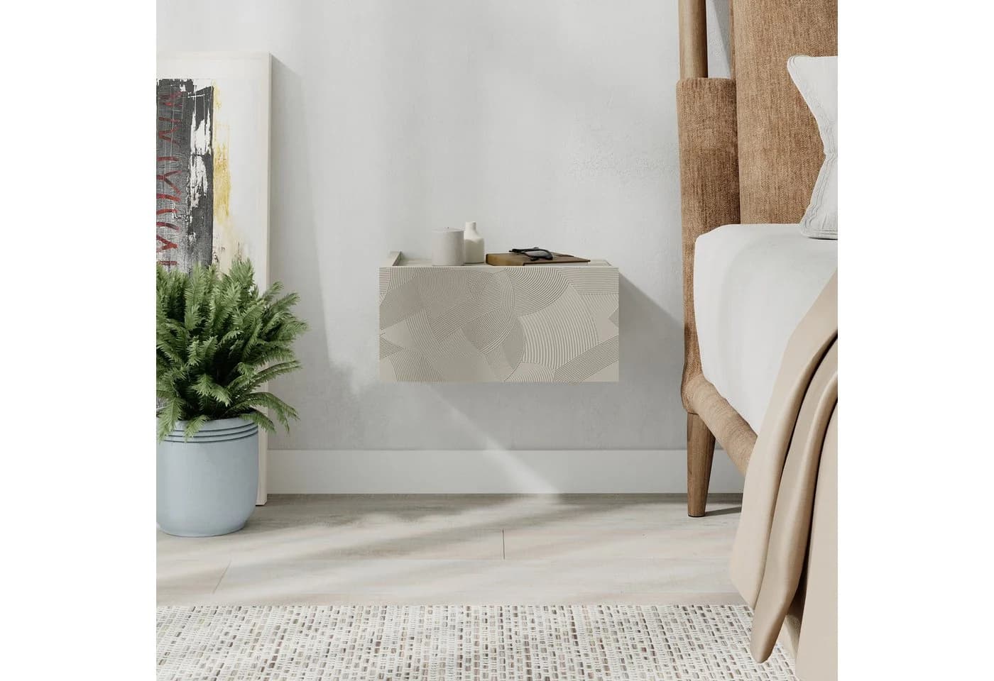 Decortie Nachttisch 38.5cm schwebend, ohne Griff - Bild 2
