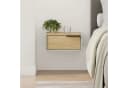 Decortie Nachttisch Eco schwebend Esche Grün-Eiche Bild 3