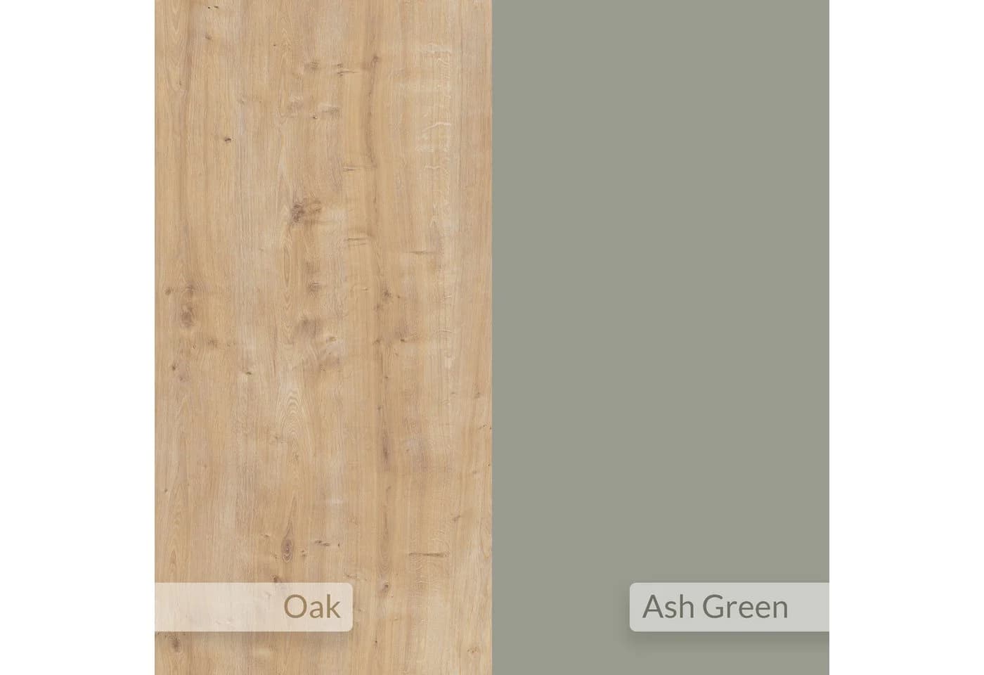 Decortie Nachttisch Eco schwebend Esche Grün-Eiche - Bild 5