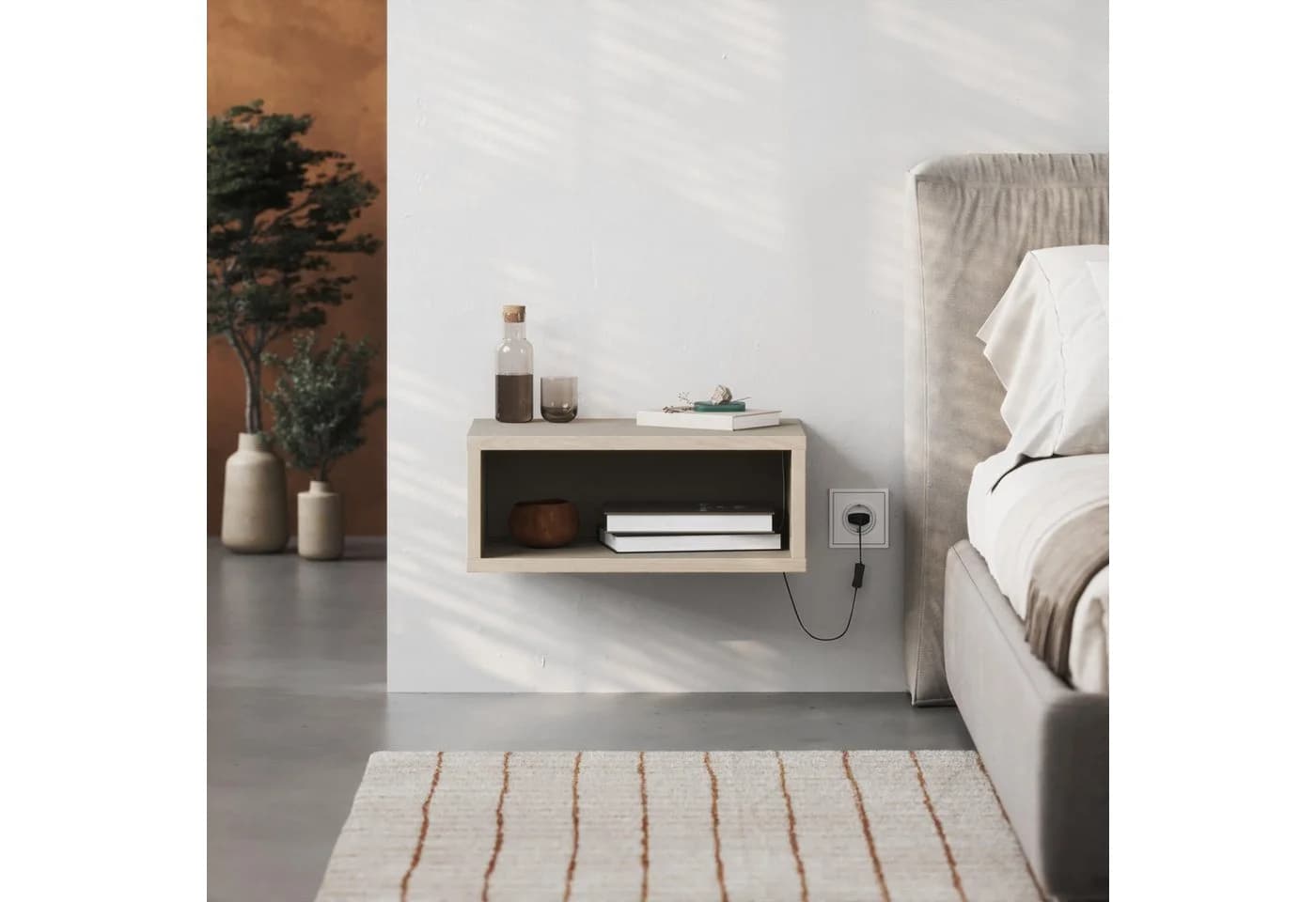 Decortie Nachttisch schwebend mit LED - Bild 2