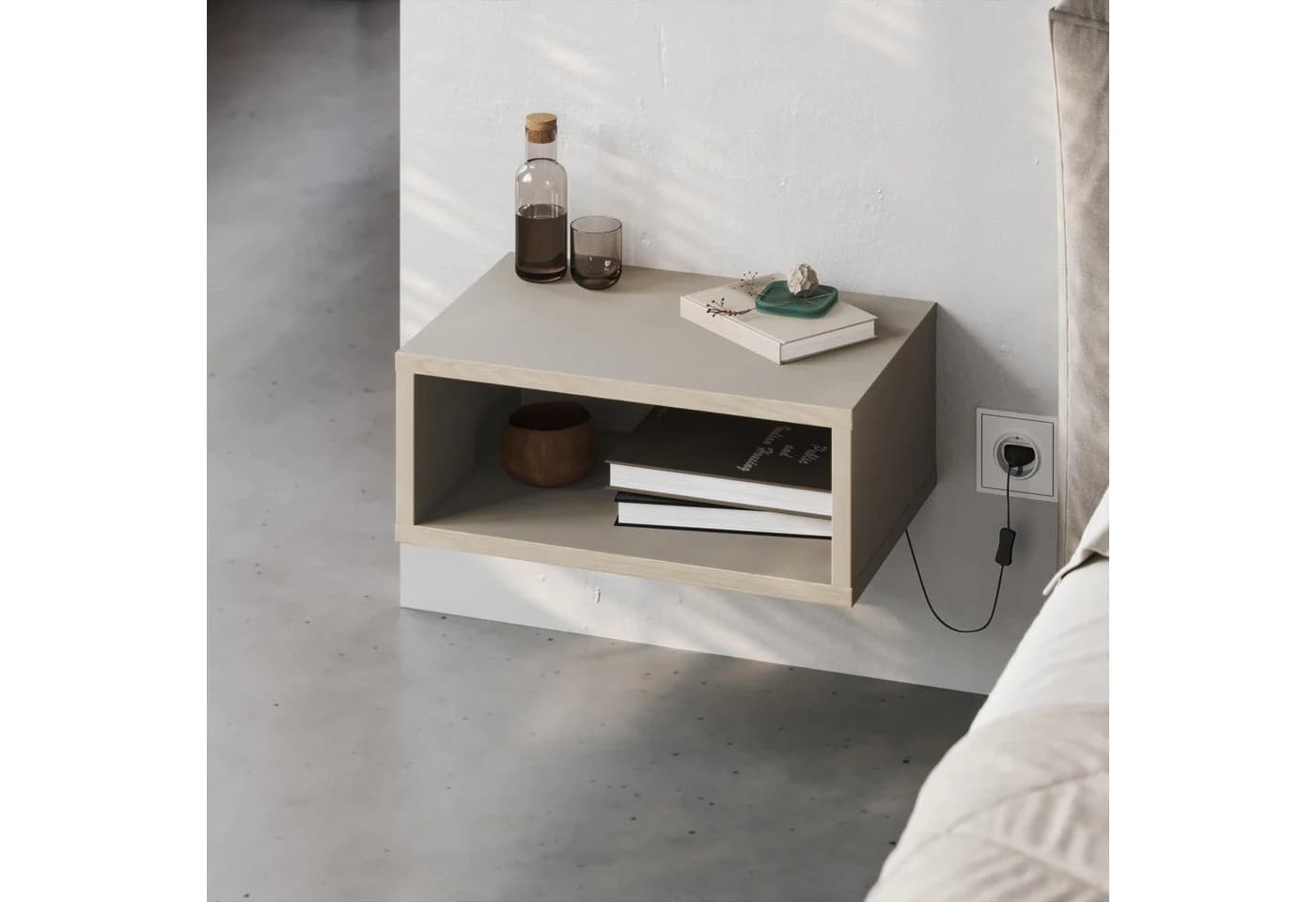 Decortie Nachttisch schwebend mit LED - Bild 3