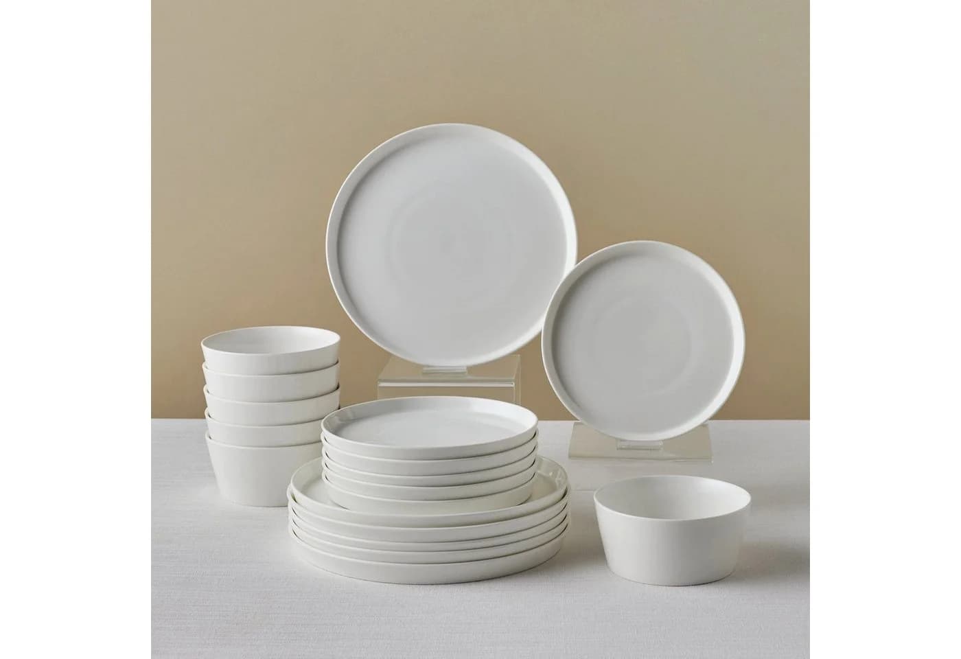 Karaca Salvare Geschirr-Set 18-tlg. Weiß Bone Porcelain - Bild 2