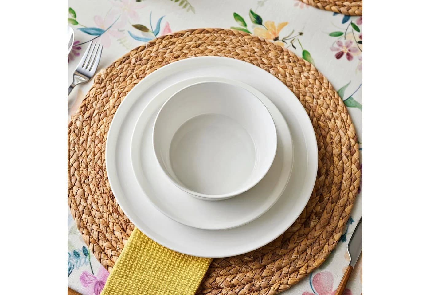 Karaca Salvare Geschirr-Set 18-tlg. Weiß Bone Porcelain - Bild 5