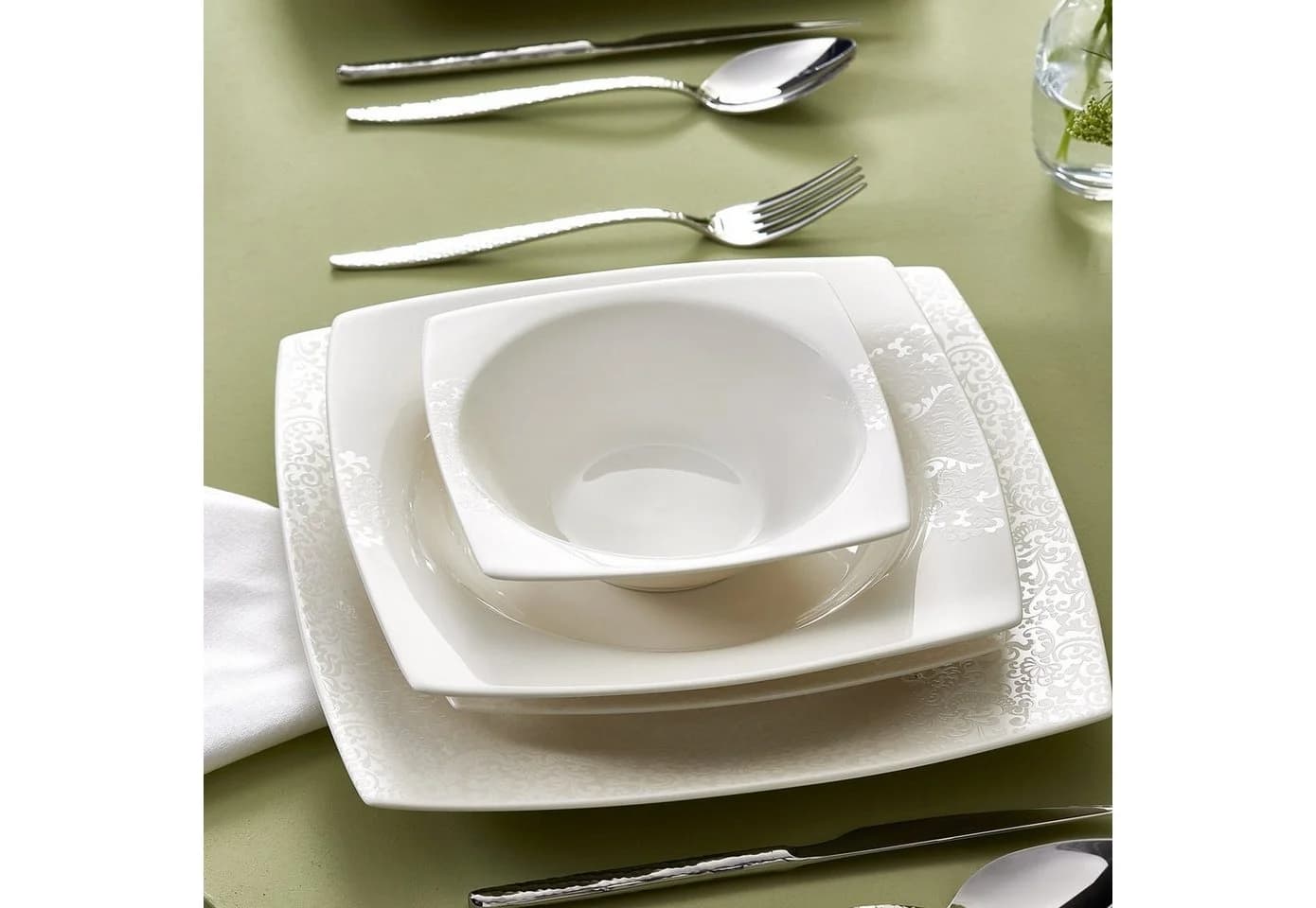 Karaca New Flava Geschirr-Set 24-teilig Porzellan Modern