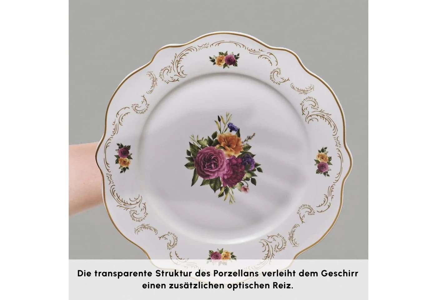 Karaca Forever Bone Antique 24-teiliges Geschirrset für 6 Personen - Bild 2