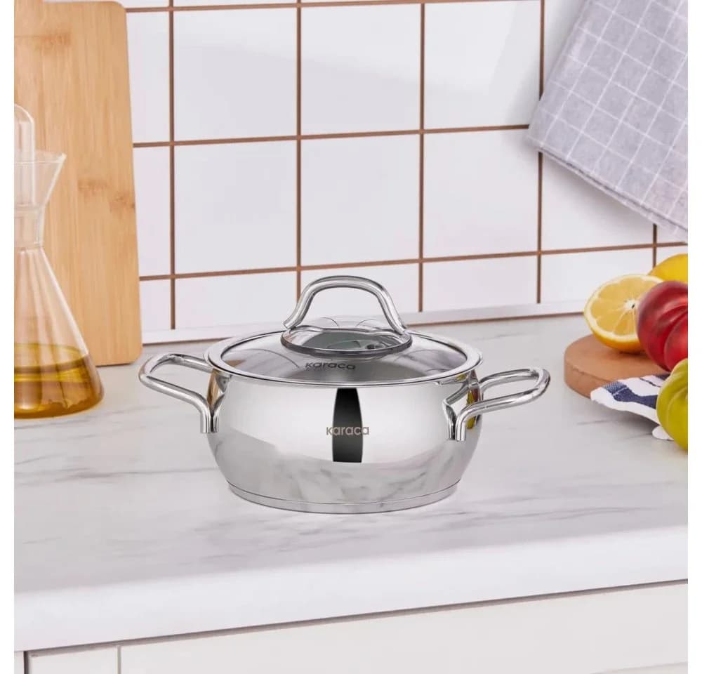 Karaca Emirgan Kochtopf 16 cm Edelstahl Induktion - Bild 2