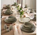 Karaca Earth Collection 55-teiliges Geschirr-Set Grau Steinzeug Bild 1
