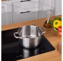 Karaca Elite Edelstahl-Kochtopf mit Deckel 22 cm Silber Bild 3