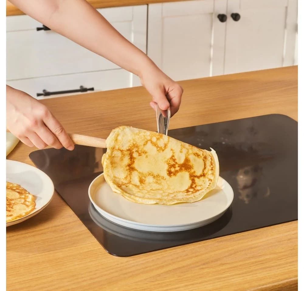 Karaca Swiss Crystal Pfannkuchenpfanne 25 cm Antihaft Keramik Creme - Bild 3