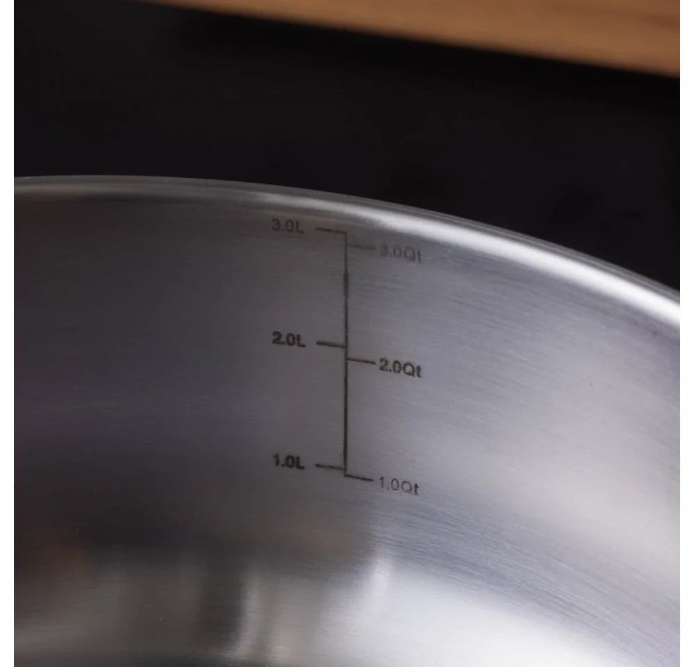 Karaca Elite Edelstahl-Kasserolle Flach 24 cm 3 L - Bild 5