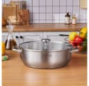 Karaca Elite Edelstahl-Kasserolle Flach 30 cm 6,0 L Bild 2