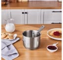 Karaca Elite Edelstahl Milchkanne 1,6 L 14 cm Silber Bild 2