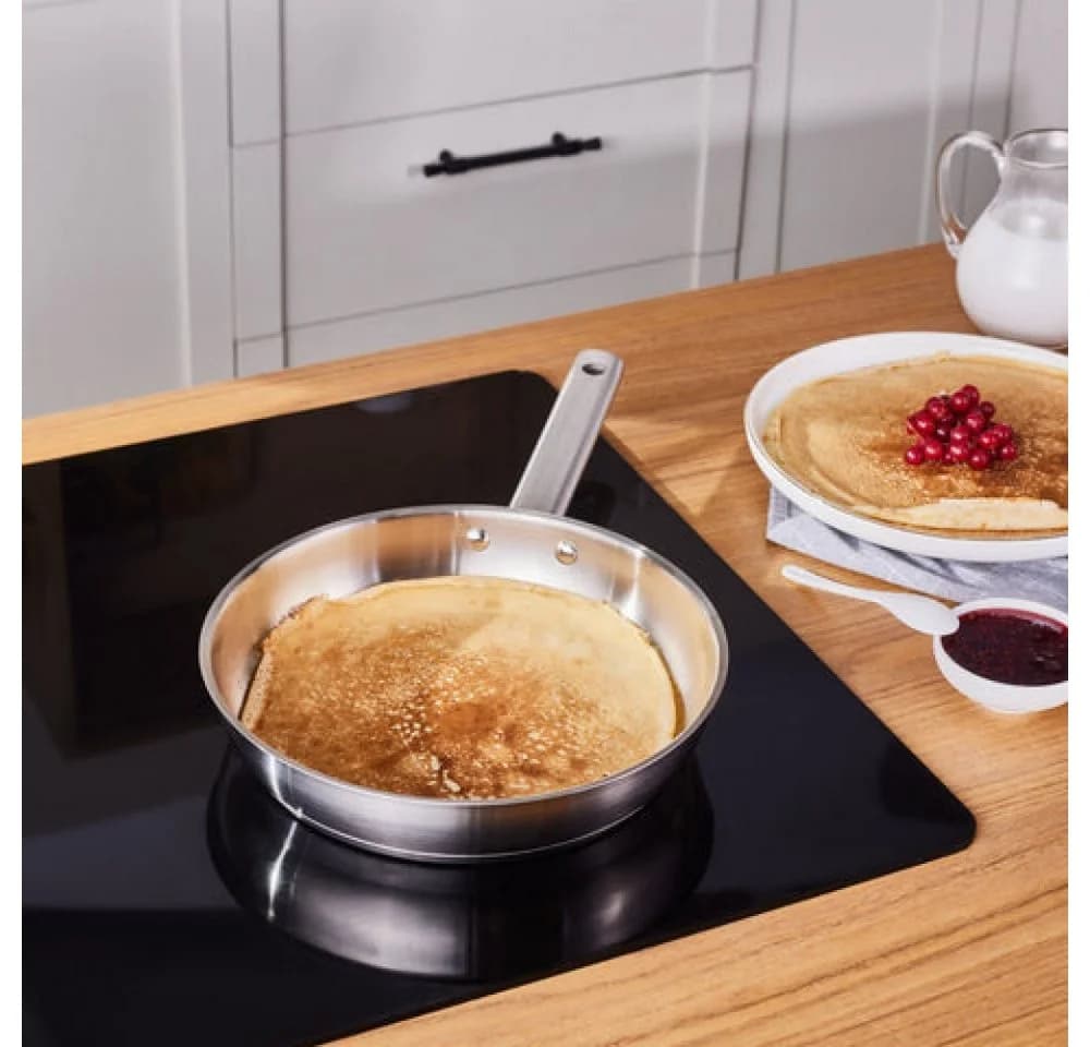 Karaca Elite Edelstahl-Bratpfanne 24 cm Silber Induktion